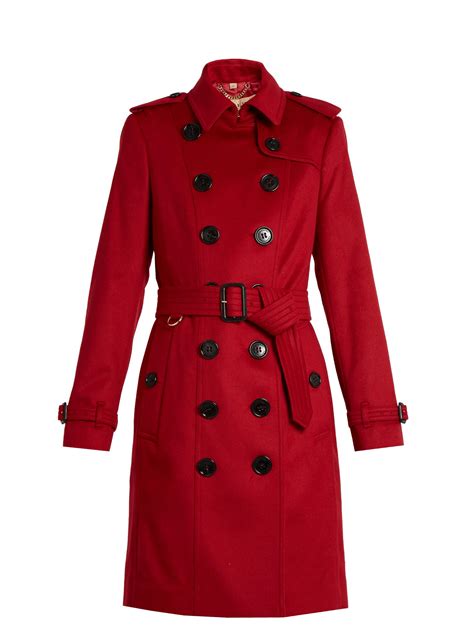 burberry prorsum black trench coat red collar|authentic burberry trench coat.